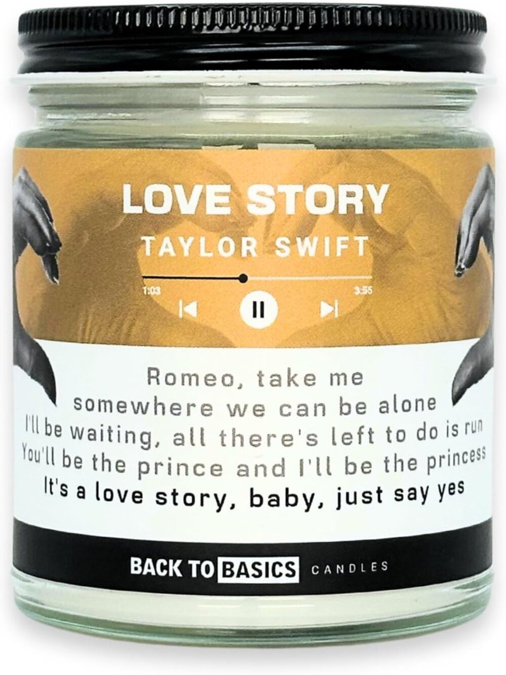 Love Story Taylor Swift Scented Candle - Pale Green
